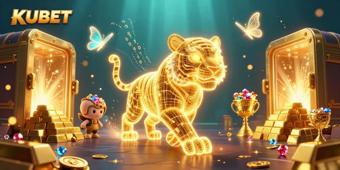 Experience thrilling action at KUBET Casino with radiant holographic companions and dazzling treasures.