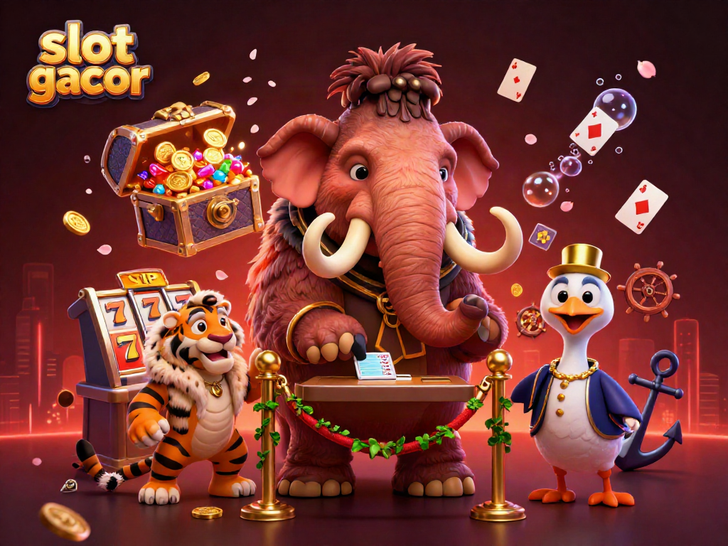 Permainan slot gacor menawarkan pengalaman kasino terbaik dengan artis kartun 3D beraksi.