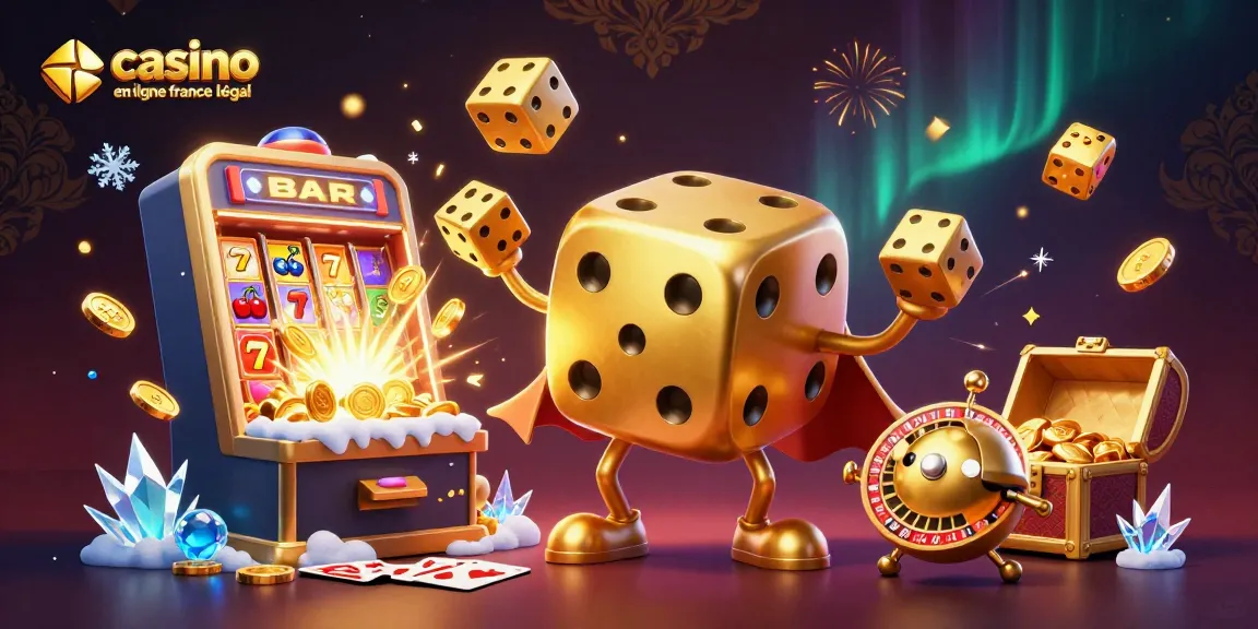 Jouez en toute sécurité avec un casino en ligne France légal, illustré par une scène dynamique et immersive.