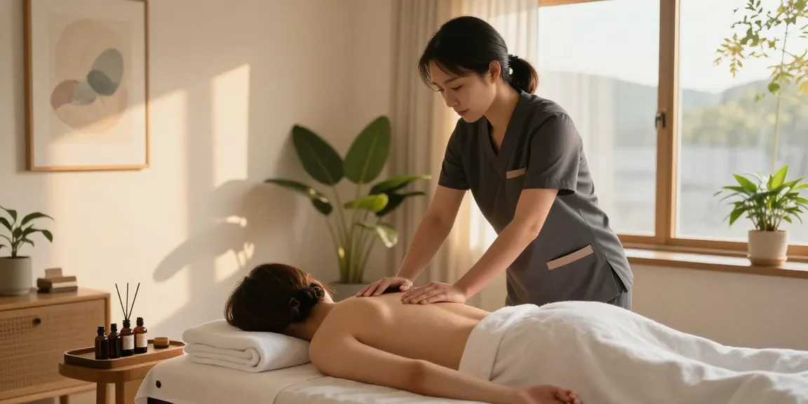 Soothe and restore with 중랑구출장안마 in a tranquil home setting