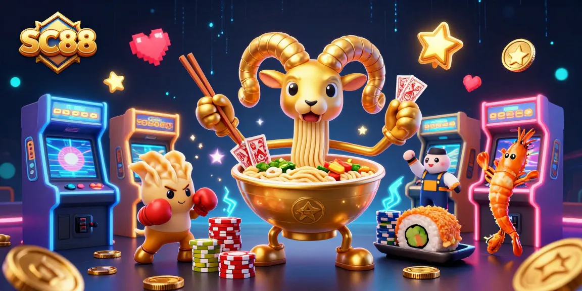 Experience the excitement of SC88 casino with vibrant characters and engaging game elements.