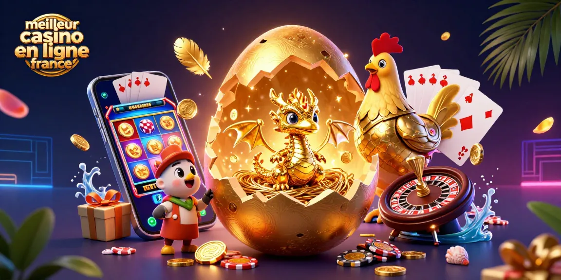 Venez découvrir le meilleur casino en ligne France à travers cette illustration captivante.