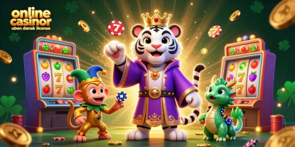 Engage with online casinoer uden dansk licens through vibrant games and thrilling visuals featuring lucky symbols.