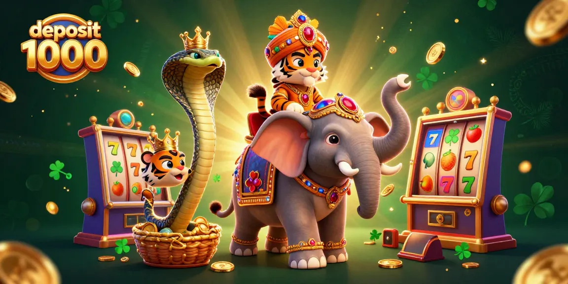 Engage in thrilling gameplay with deposit 1000 at dynamic slot machines surrounded by vibrant characters.