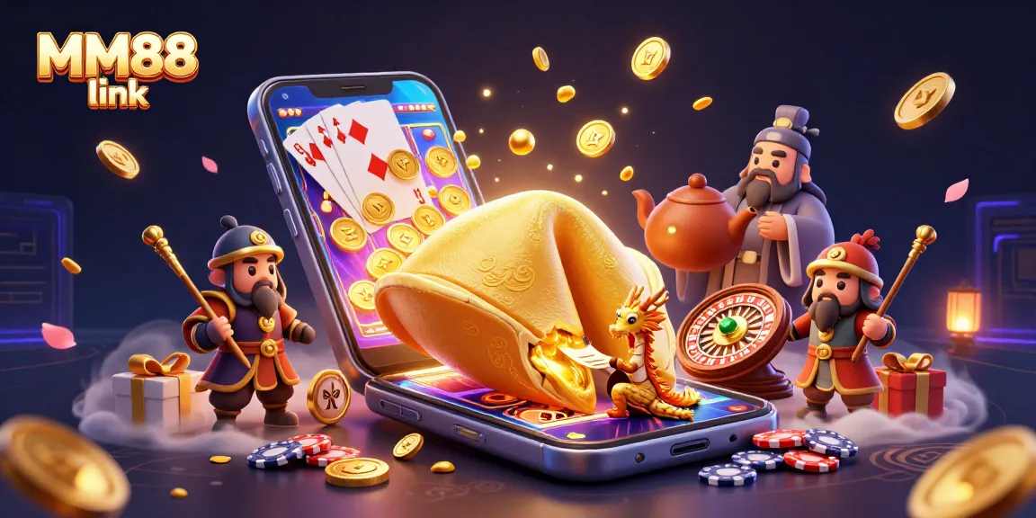 Experience thrilling gameplay with the MM88 link, featuring dynamic slot game elements and lucky motifs.