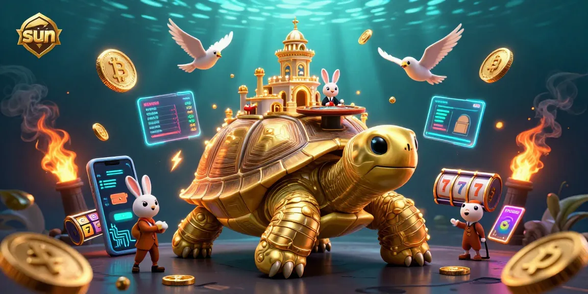 Experience vibrant gaming action at Sun's casino palace with unique characters and slots.