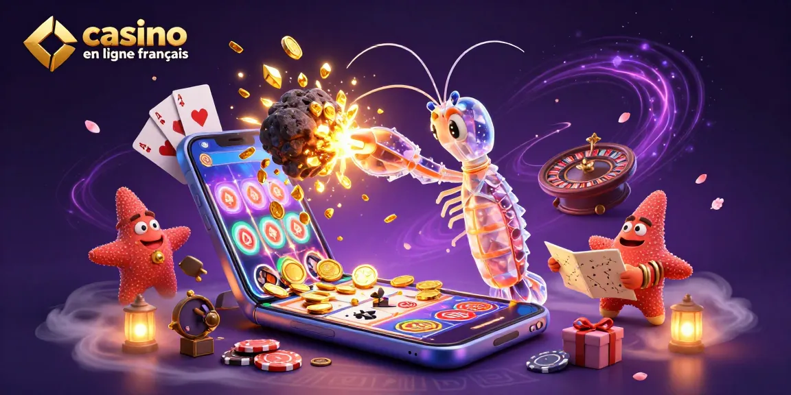 Engagez-vous avec le casino en ligne français, jouant à un jeu de machines à sous dynamique et captivant.