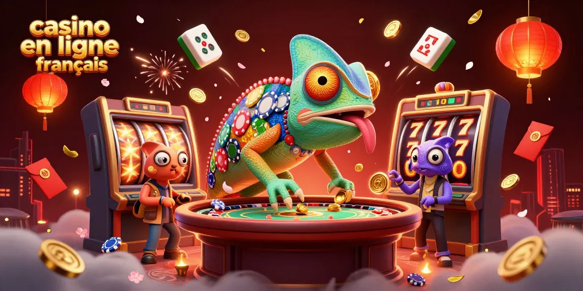 Jouez à des jeux captivants sur un casino en ligne français animé plein de couleurs et d'énergie.