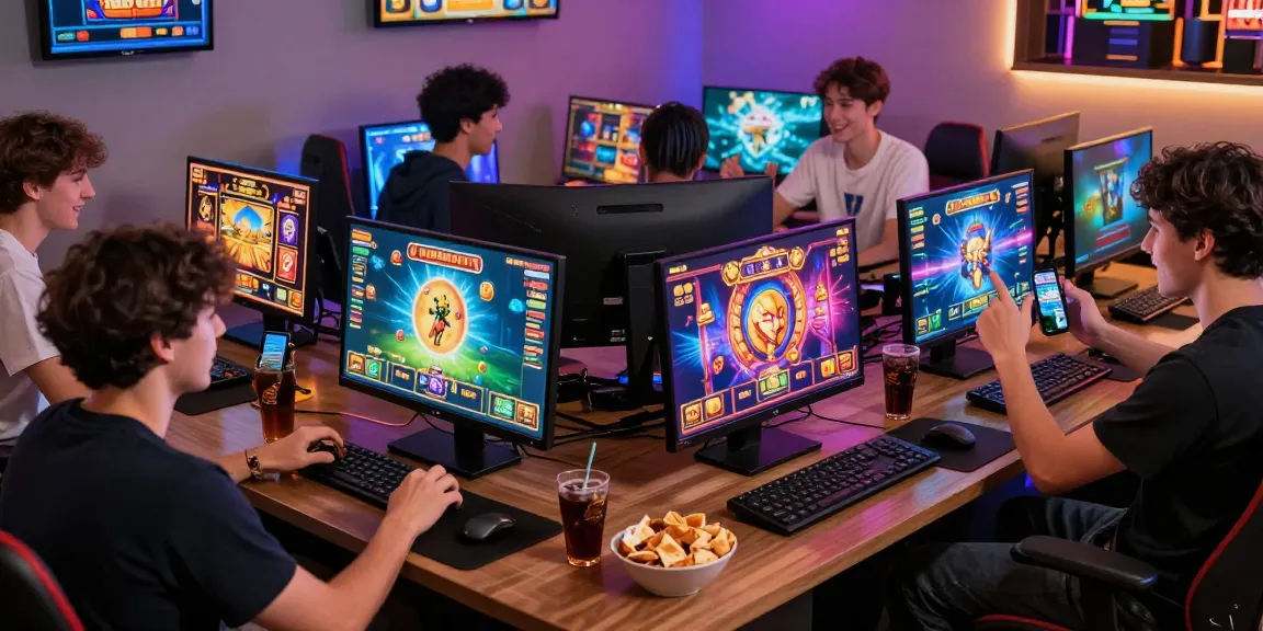 Players enjoying a vibrant online gaming experience at WD138 daftar with immersive slot games across devices.