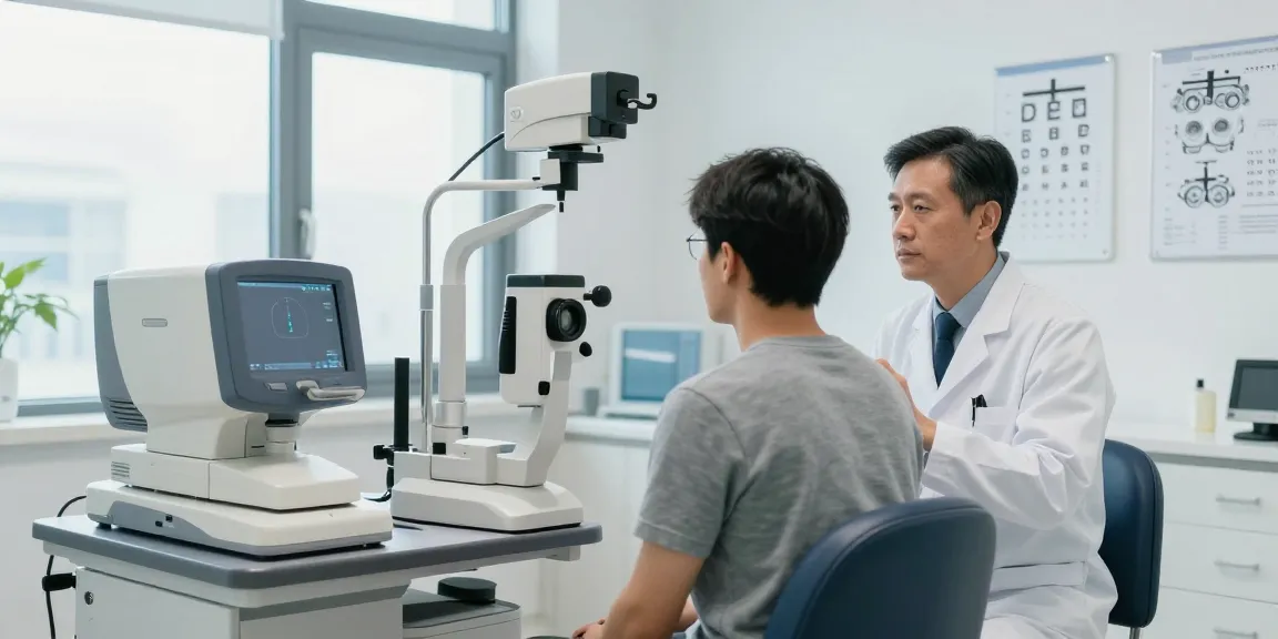 Patient consultation at SNU Eye Clinic showcasing dsb trafikinformation icl 50059 in advanced eye care.