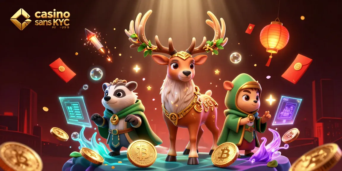 Profitez du monde fascinant des jeux de casino sans KYC crypto, animé par des éléments captivants.