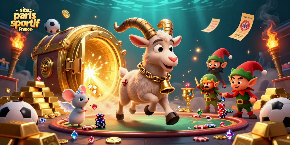 Plongez dans le site paris sportif France avec une scène de casino en 3D captivante et colorée.
