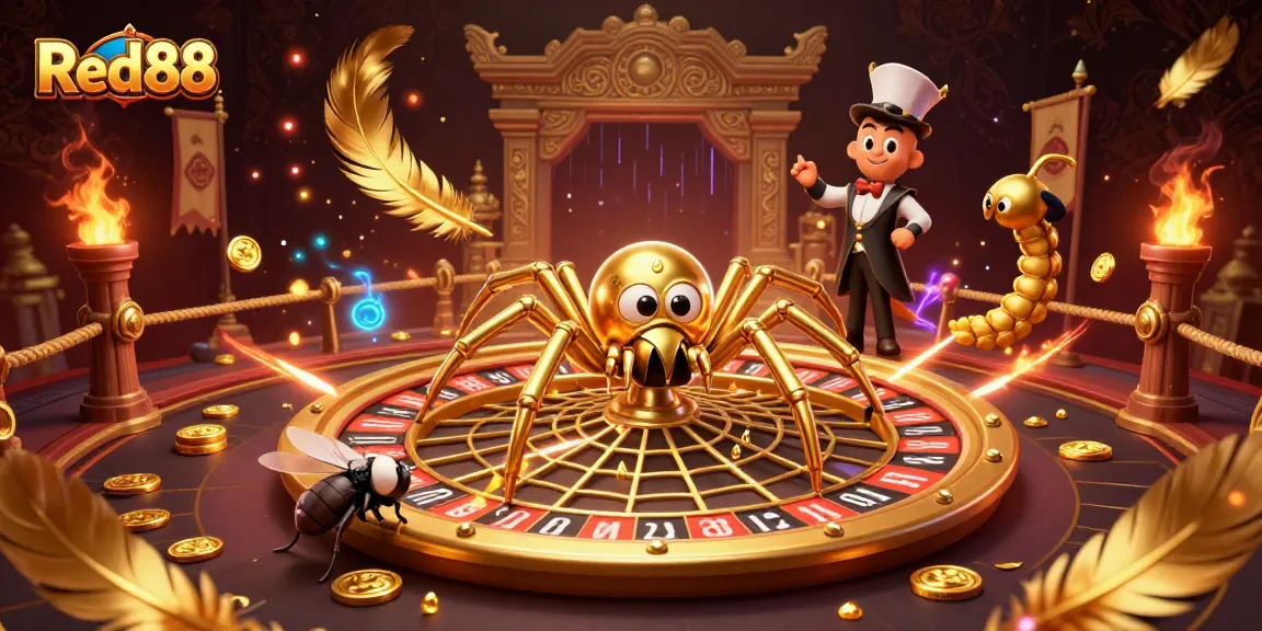 Experience exhilarating action at Red88 with dynamic roulette thrills in this vibrant 3D casino scene.