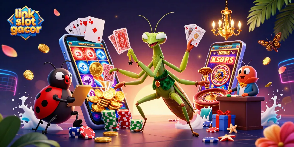 Permainan slot gacor yang menarik dengan karakter kartun dalam dunia kasino yang dinamis.