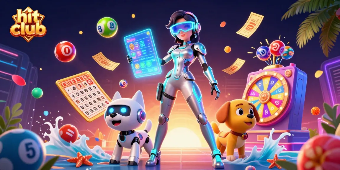 Join the hit club and experience thrilling winnings with vibrant casino elements and a futuristic theme.