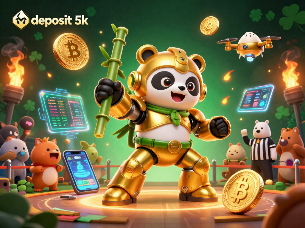 Join the excitement and deposit 5k for thrilling gameplay in a vibrant 3D casino scene.