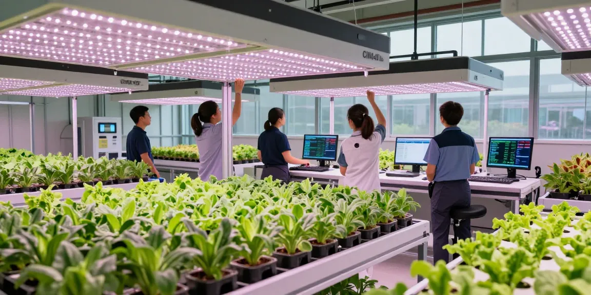 CIKA4D experts optimizing indoor agriculture systems in a modern grow room.